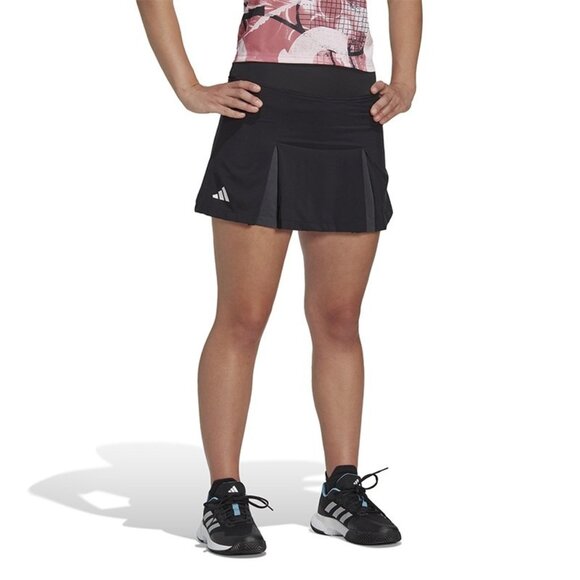 Adidas Club Pleated Skirt HS1459 Women’s Small Black Tennis Skirt NWT - Picture 1 of 2